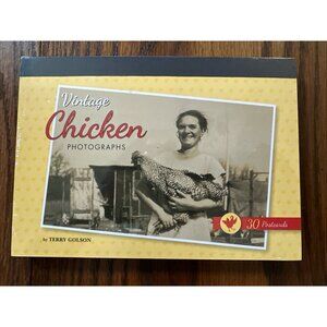 Vintage Chicken Photographs by Terry Golson | Book of 30 Postcards